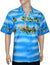 Aloha Chest Border Shirt Lighthouse Paradise Blue KY