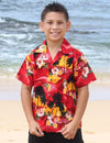 Boy's Aloha Shirt Sunset