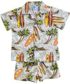 Boys Clothing Set Toddler Aloha Surf Gray RJC