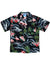 Boys Shirt Tropical Flamingo Black RJC