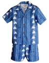 Boys Toddler Clothes Set Palms and Laurels Navy Pacific Legend