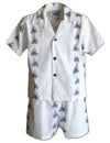 Boys Toddler Clothes Set Palms and Laurels White Pacific Legend