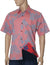 Button Up Dress Aloha Shirt Ukuleles Coral Two Palms