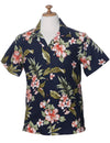 Camp Hawaiian Shirt for Women Kahua Plumeria | White