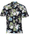 Cattleya Dream Aloha Shirt Black Paradise Found