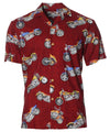 Classic Motorcycles Hawaiian Shirt Red Paradise Found