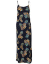 Cocktail Dress Maxi Golden Pineapples Navy Two Palms