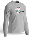 Cool Shark Long Sleeves Tee Ash Shaka Time Hawaii