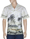 Diamond Head Hawaii Border Design Shirt | Yellow