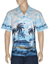 Diamond Head Hawaii Border Design Shirt | Yellow