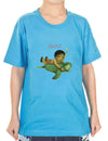 Diver Boy Honu Rider T-shirt for Kids Blue Shaka Time Hawaii