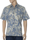 Dress Hawaiian Shirt Pineapple Garden Navy Navy Two Palms