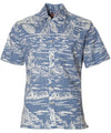 Dress Aloha Shirt Pacific Voyage Blue RJC