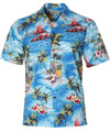 Erupting Volcano Shirt Light Blue Royal Creations