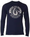 Fish Hook Dri-Fit Long Sleeves Tee Navy