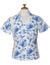 Fitted Hawaiian Blouse Haku Laape White KY