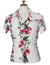 Hawaiian Rayon Shirt for Women Bamboo Hibiscus Island White RJC