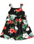 Flower Dress for Girls Kiana Black RJC