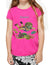 Kid's T-Shirt Diver Sea Life Reef Pink Shaka Time Hawaii