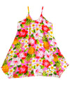 Girls Dress Pineapples Hibiscus Pink RJC