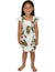 Girls Hawaiian Orchids Sundress Hanapepe White Two Palms