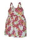 Girls Hawaiian Sundress Pualoalo Pink Pacific Legend