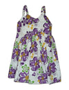 Girls Hawaiian Sundress Pualoalo Purple Pacific Legend