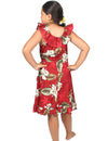 Spanish Girls Dress Orchids Makani Red