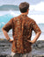 Golden Vintage Shirt Brown Two Palms