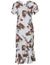 Hanapepe White Hawaiian Dress with Sleeves White Two Palms