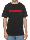 Hawaii Tropical Shark T-shirt Black Shaka Time Hawaii