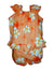 Yellow Plumeria Flower Baby Clothes Capri Set Orange Pacific Legends