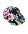 Unisex Cap Hat Hawaii Hibiscus Black Black