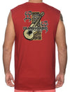 Hawaiian Muscle Tee Ukulele Warriors Red Shaka Time Hawaii