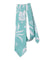 Necktie Hawaiian Design Pago Pago Aqua Aqua