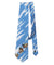 Necktie Hawaiian Design Woody Cars Blue