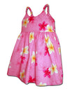 Hawaiian Plumeria Girl's Flower Dress - ShakaTime