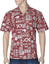 Aloha Shirt Kapena Red KY