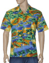 Tandy Dandy Alligator Shirt Blue Pacific Legends