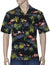 Flamingos Aloha Shirt Black Pacific Legend