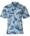 Surfer Aloha Shirt Blue Paradise Found