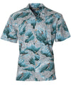 Surfer Aloha Shirt Turquoise Paradise Found