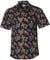 Hawaiian Shirt Fiesta Pineapples Black Mae Young Designs