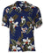 Hawaiian Shirt Hanapepe Navy Two Palms