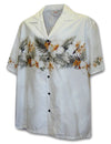 Hawaiian Shirt Hibiscus Band Maika White Pacific Legends