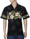 Hawaiian Shirt Spring Aloha Black KY