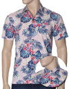 Hawaiian Shirt Tailored Slim Fit Howzit Pink KY