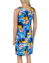 Hawaiian Short Island Sunset Tank Sleeveless Dress Blue Pacific Legends