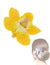 Hawaiian Yellow Orchids Flower Hair Clip Yellow