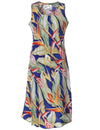 Heliconia Hawaiian Sleeveless Dress Royal Paradise Found